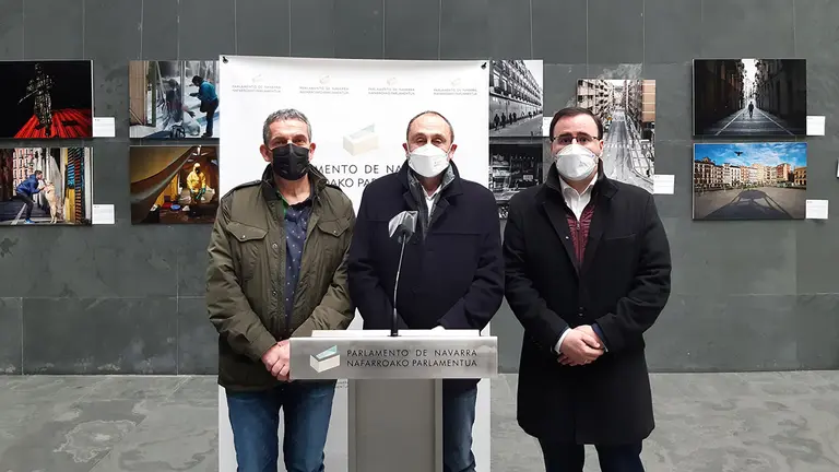 De izquierda a derecha: Ildefonso Gámez (Presidente de TRADISNA), Alberto Latorre (Coordinador de TRADISNA) e Ignacio Orradre (Secretario General de ANET). ANET TRADISNA