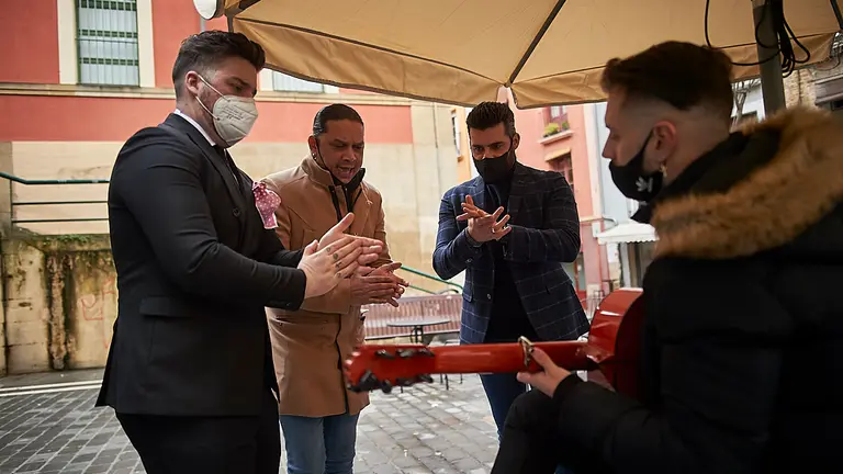 La Casa de Sabicas y Gaz Kaló organizan un homenaje a Sabicas en el 109º aniversario del nacimiento del guitarrista pamplonés Sabicas. PABLO LASAOSA