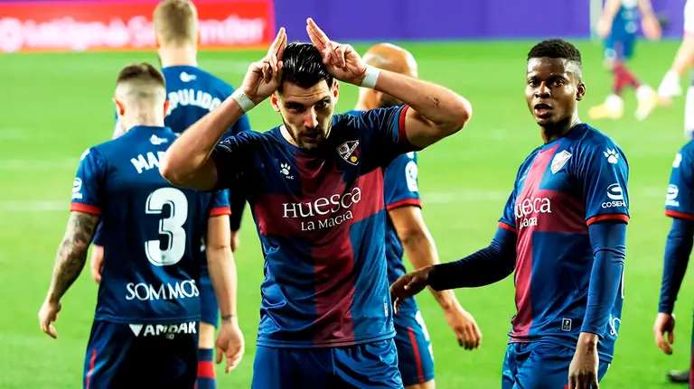 Rafa Mir, autor de un hat-trick ante el Valladolid. Foto Europa Press.