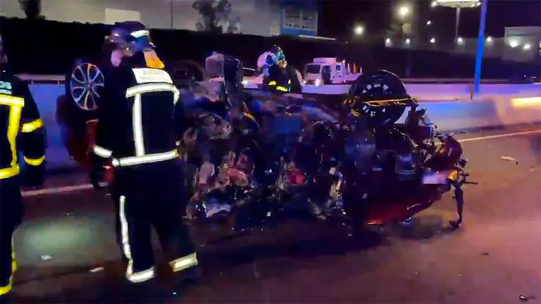 Accidente en el que han muerto dos personas.