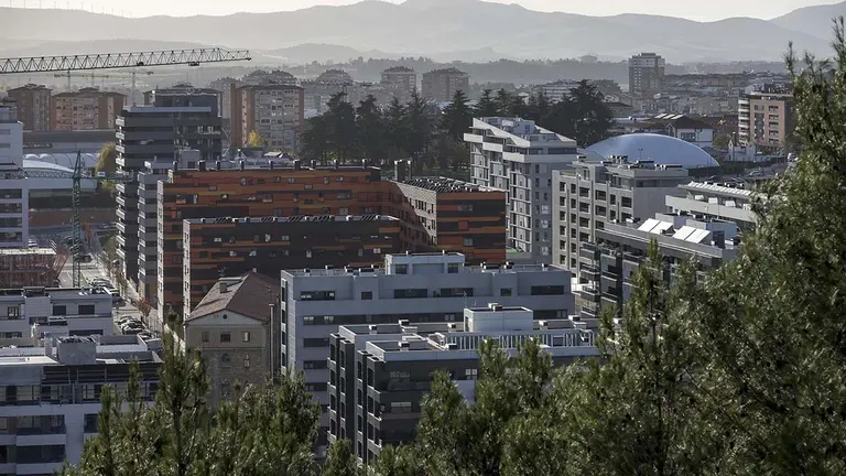 Edificios del barrio de Lezkairu. AYUNTAMIENTO DE PAMPLONA 
