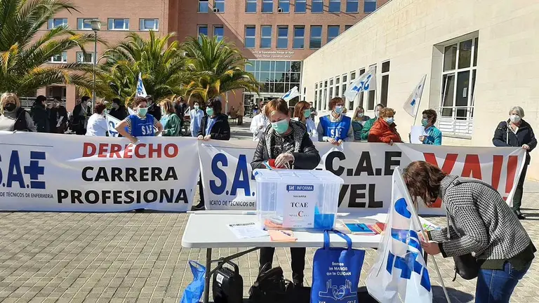 Concentración y recogida de quejas de SAE. SAE