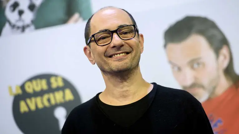 Jordi Sánchez, en un acto promocional de la serie La Que se Avecina, donde interpreta el personaje de Antonio Recio. ARCHIVO.