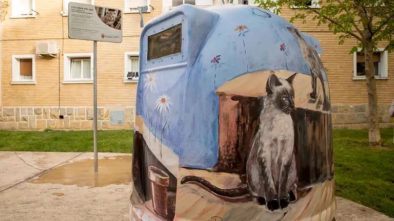 El Ayuntamiento instala un espacio para la colonia de gatos de la Chantrea en el que continuará impulsando el programa CES (captura-esterilización-suelta en el lugar). CEDIDA