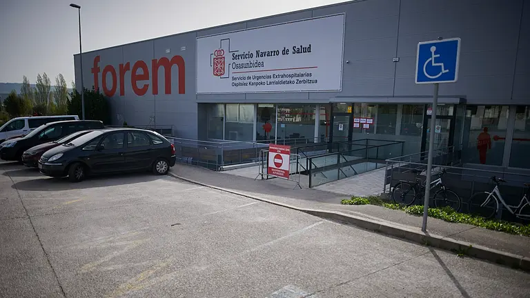 FOREM habilitado por Salud del Gobierno de Navarra como centro de vacunación y de test de Coronavirus sustituyendo a Refena. PABLO LASAOSA