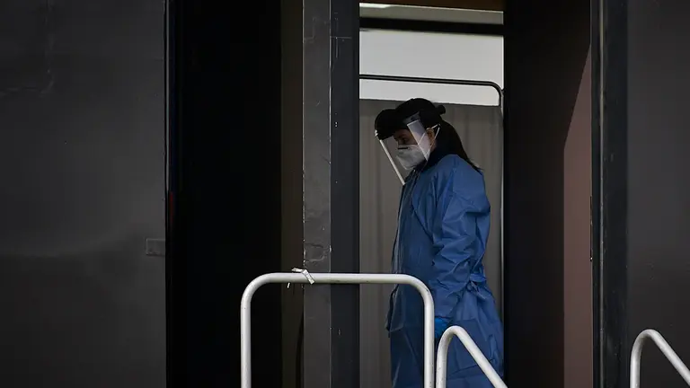 FOREM habilitado por Salud del Gobierno de Navarra como centro de vacunación y de test de Coronavirus sustituyendo a Refena. PABLO LASAOSA