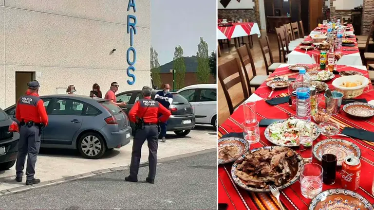20 comensales se han reunido en el interior de un local pese a las prohibiciones sanitarias. POLIC&Iacute;A FORAL