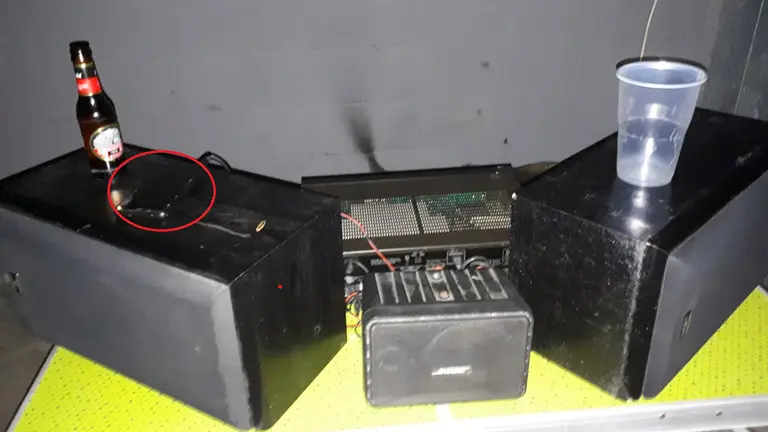 La Policía Foral acude a Salinas a disolver un botellón. POLICÍA FORAL