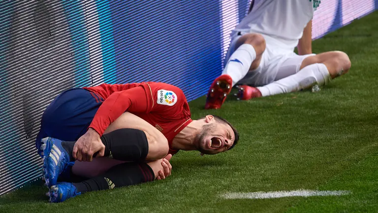 Partido entre Osasuna y Getafe CF jugado en el estadio de El Sadar de Pamplona correspondiente a la jornada número 29 de La Liga. MIGUEL OSÉS