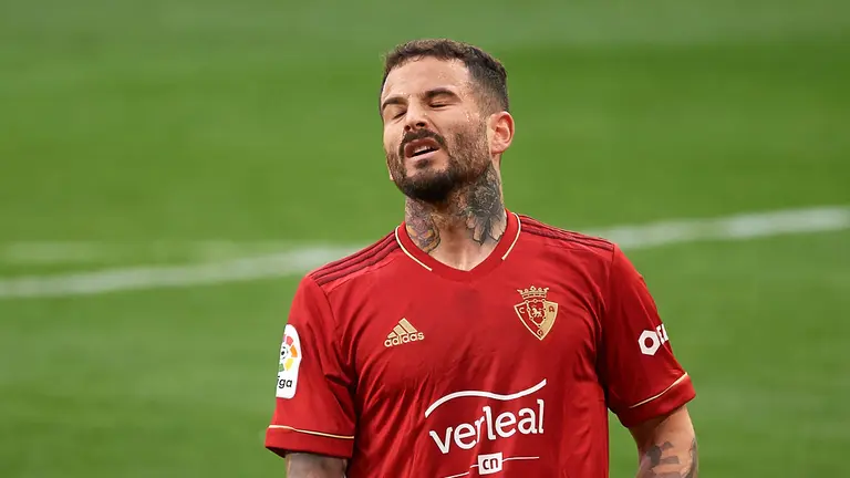 Partido entre Osasuna y Getafe CF jugado en el estadio de El Sadar de Pamplona correspondiente a la jornada número 29 de La Liga. MIGUEL OSÉS