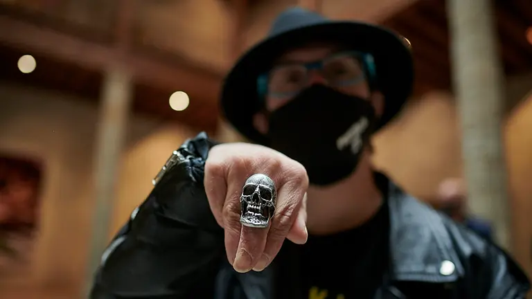 El grupo navarro Motxila 21 presenta su nuevo disco y DVD en Pamplona. PABLO LASAOSA