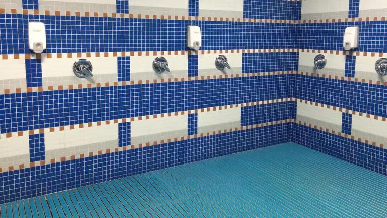 Las duchas de unos vestuarios. ARCHIVO