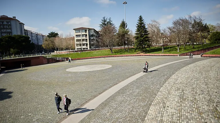 Plaza de los Fueros de Pamplona. PABLO LASAOSA