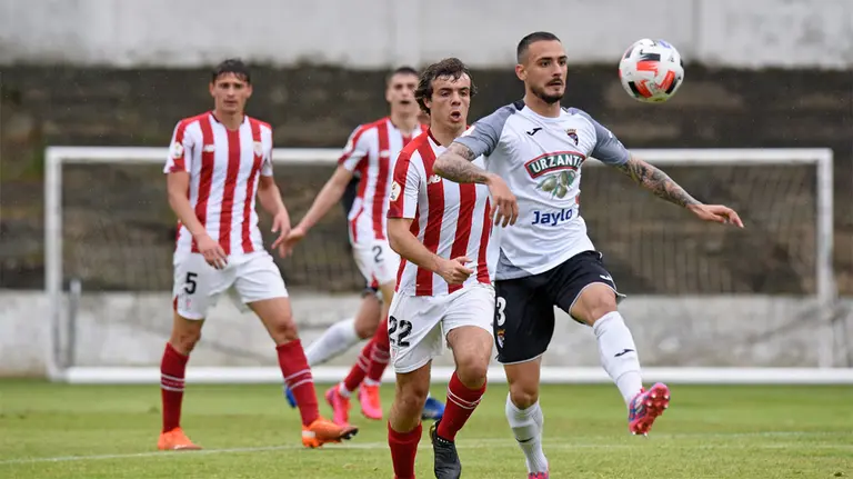 partido entre el Tudelano y el Athletic B en el estadio Ciudad de Tudela. @AthleticClub