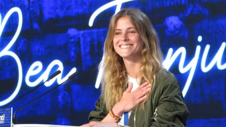 La diputada vasca y presidenta de Nuevas Generaciones del PP, Bea Fanjul.