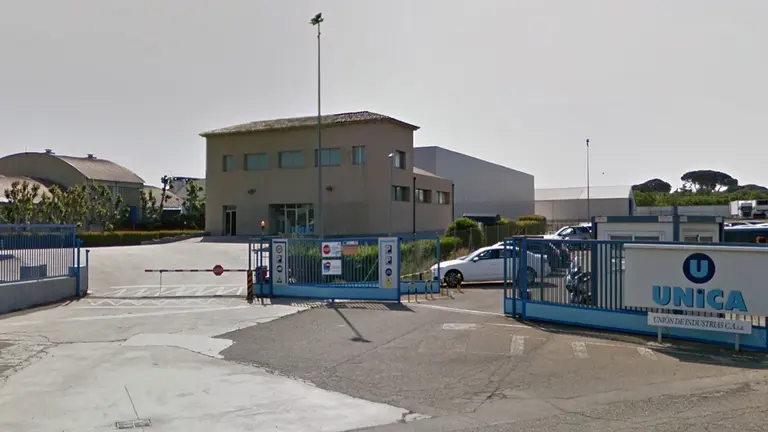 Entrada a la planta de Unica en Corella GOOGLE MAPS 