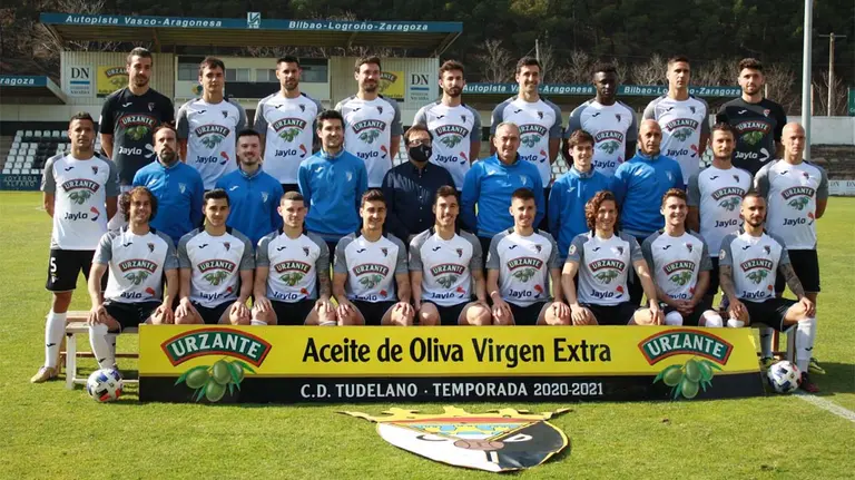 Foto oficial del Tudelano 2020-21. CD Tudelano.