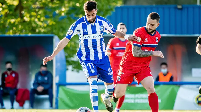 Partido de Segunda B entre el Alavés B y la UD Mutilvera en Ibaia. @Alaves