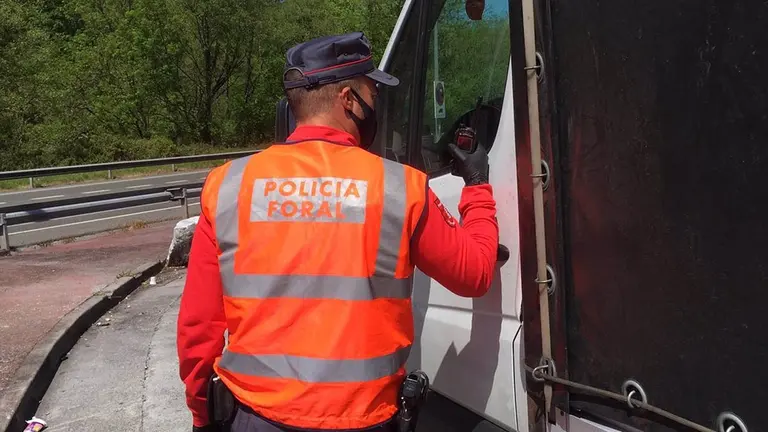 Intervención de la Policía Foral. PL