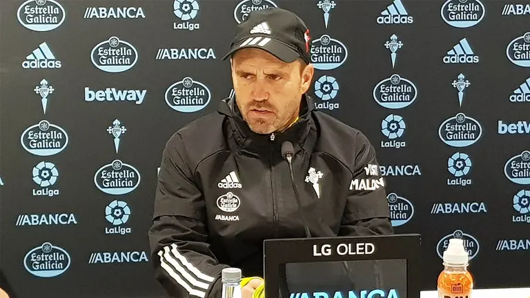 Eduardo Coudet es el entrenador del Celta de Vigo. @RCCelta