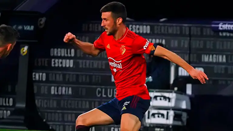 El centrocampista de Osasuna Oier Sanjurjo  EFE/R. García.