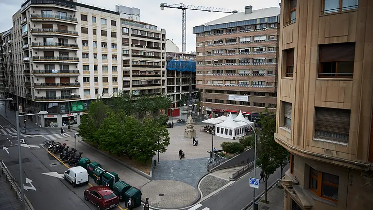 Plaza del Vínculo de Pamplona. PABLO LASAOSA