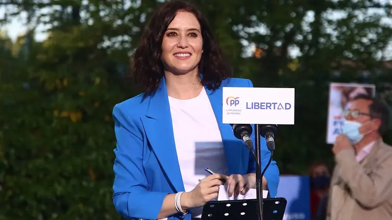 La presidenta de la Comunidad de Madrid y candidata a la reelección, Isabel Díaz Ayuso. Ricardo Rubio / Europa Press
