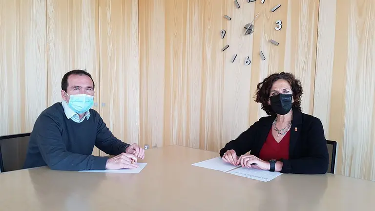 Mikel Asiain e Itziar Gómez. GEROA BAI