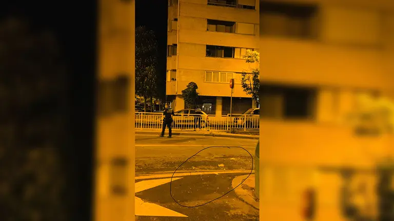 Algunos de los vasos y botellas que los asistentes a una fiesta ilegal en Iturrama lanzaron por la ventana. POLICÍA MUNICIPAL DE PAMPLONA