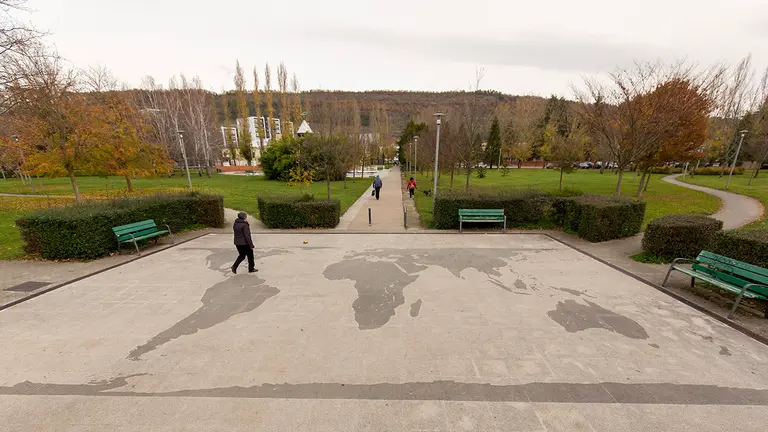 Parque del mundo, en la Chantrea. AYUNTAMIENTO DE PAMPLONA