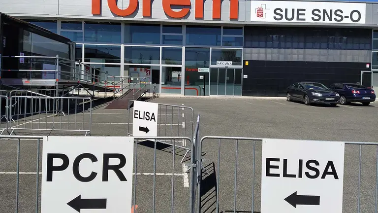 Espacio de Forem en Mutilva, donde el Gobierno de Navarra realiza pruebas de PCR y Elisa, y adminsitra vacunas frente al Covid-19.
EUROPA PRESS
  (Foto de ARCHIVO)
12/4/2021
