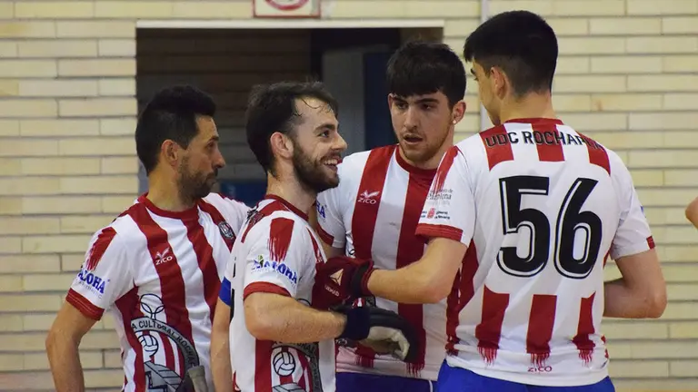 Nuevo triunfo del Rochapea de hockey sobre patines en Pamplona. Nerea Rosa.