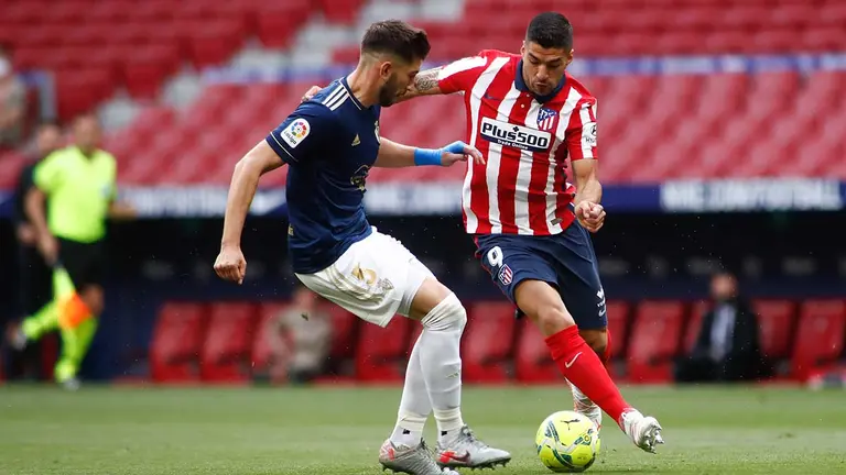 Partido entre Atlético de Madrid y Osasuna disputado este domingo en el estadio Wanda Metropolitano de Madrid. Oscar J. Barroso / AFP7 / Europa Press