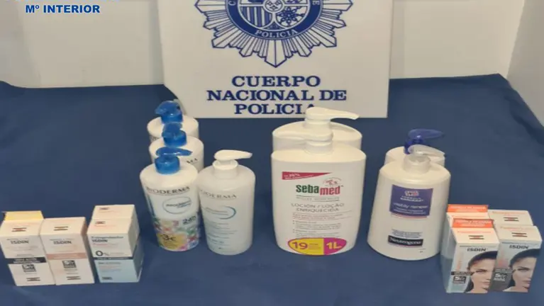 Detenido en Burlada por robar productos cosméticos. POLICÍA NACIONAL