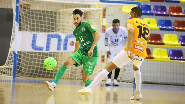Partido Antequera- Ribera Navarra de fútbol sala. Cedida.