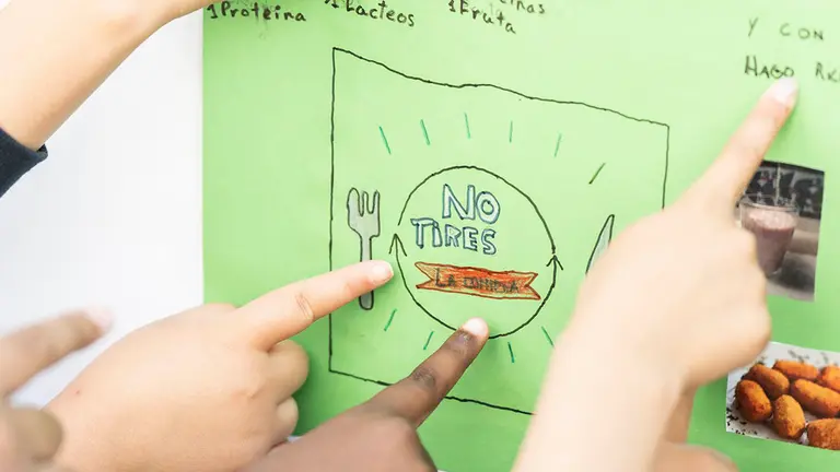 Tres colegios de Pamplona, Barakaldo y Donostia aprenden hábitos alimenticios saludables gracias a una iniciativa de EIT Food . CEDIDA