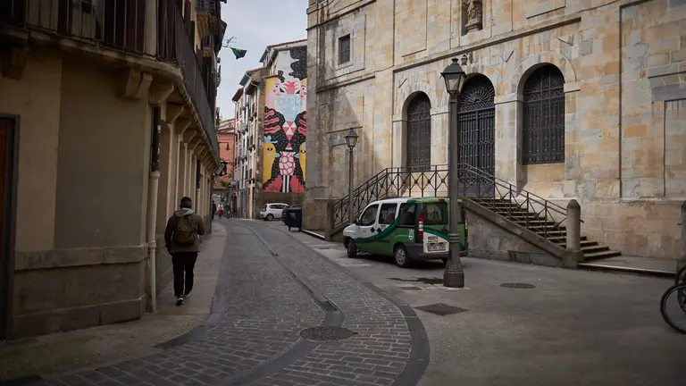 Calle Descalzos de Pamplona. PABLO LASAOSA