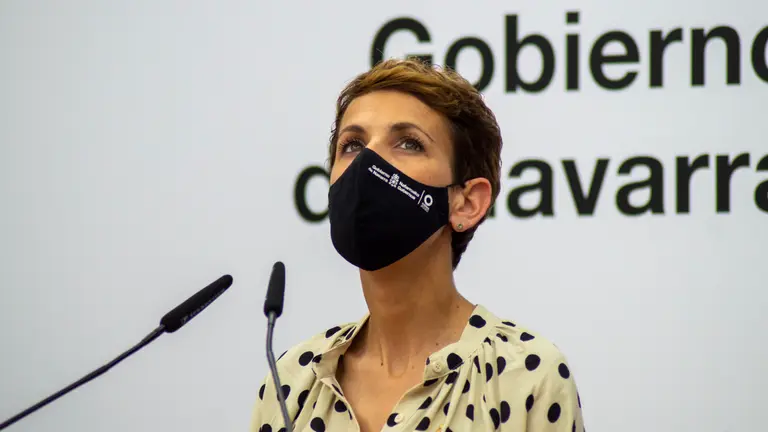 La presidenta del Gobierno de Navarra, María Chivite. MEGAN WALLS