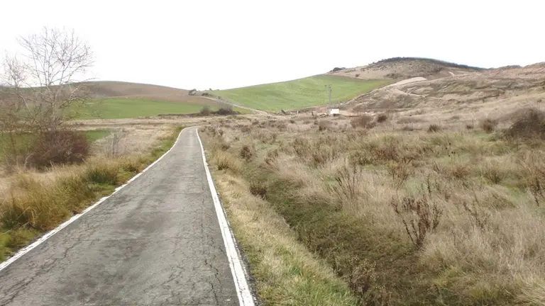 Carretera que une Salina de Pamplona y Galar. GOBIERNO DE NAVARRA