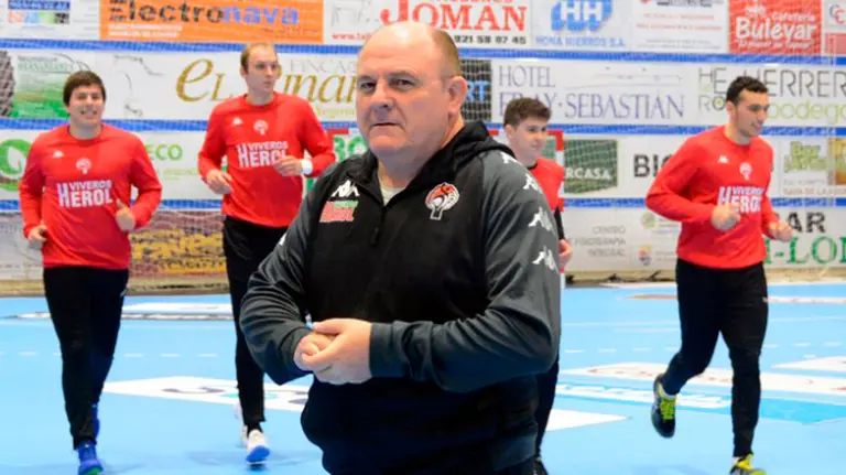 Zupo Equísoain durante un entrenamiento en la pista del nava segoviano. @BalonmaActual.