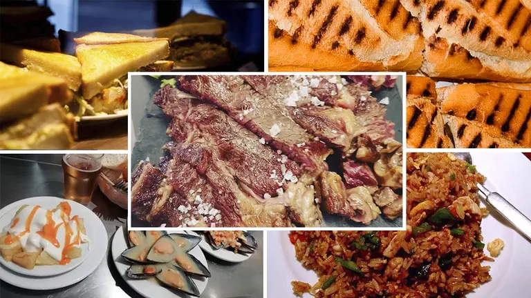 Varios de los platos que pueden degustarse en los cinco bares más económicos de Pamplona, según TripAdvisor.NAVARRACOM