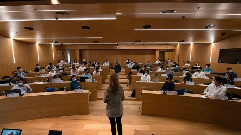 Participantes en una actividad de Career Services de la Universidad de Navarra. CEDIDA