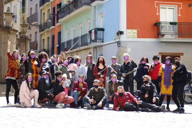 Rodaje del videoclip "Poderosas". LAS PODEROSAS