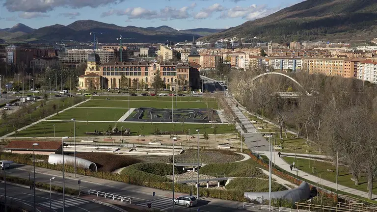 Imagen del parque de Trinitarios AYUNTAMIENTO DE PAMPLONA