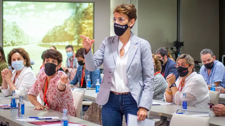 Comisiones Obreras de Navarra celebra su XII Congreso "con el reto de evitar el deterioro social y laboral a raíz de la crisis sanitaria", una cita en la que además se elegirá a la nueva Ejecutiva y a su líder, el secretario general para cuya reelección se presenta Chechu Rodríguez. El acto también ha contado con la intervención de la presidenta de Navarra, María Chivite. MEGAN WALLS