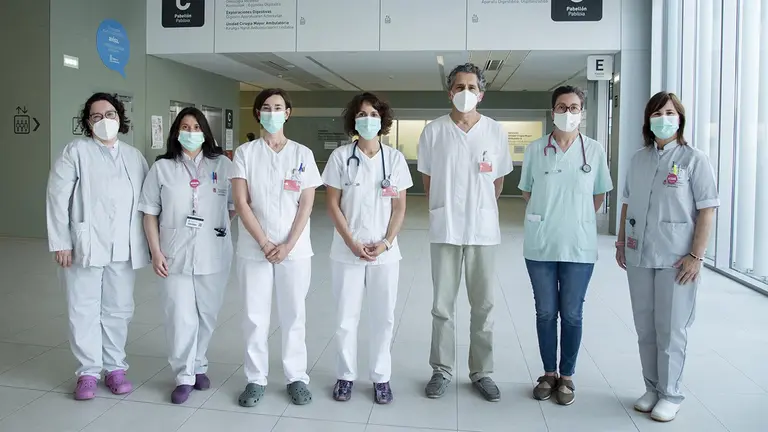 Miembros del equipo multidisciplinar de ELA del Complejo Hospitalario de Navarra. GOBIERNO DE NAVARRA