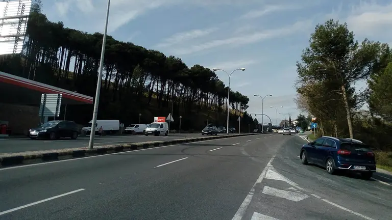 Nudo de Zizur Mayor, por el que pasan a diario 75.000 vehículos - GOBIERNO DE NAVARRA