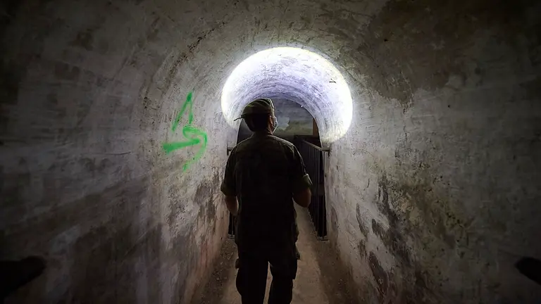 Fuerte Alfonso XII, en la cima del monte Ezkaba. PABLO LASAOSA