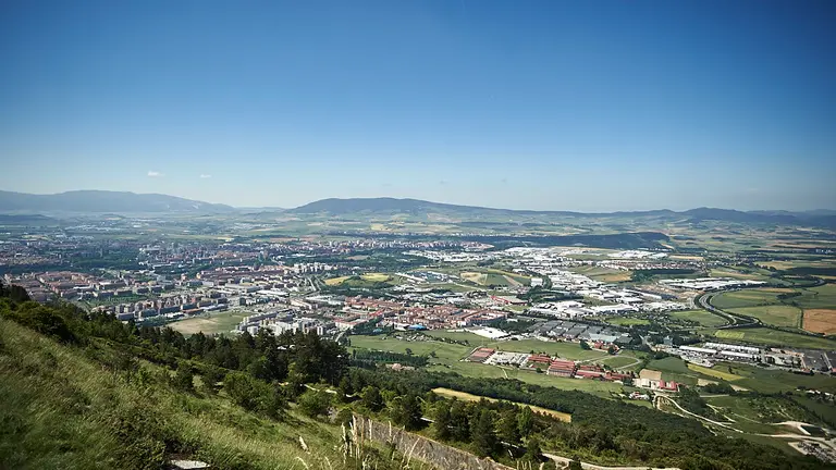 Fuerte Alfonso XII, en la cima del monte Ezkaba. PABLO LASAOSA