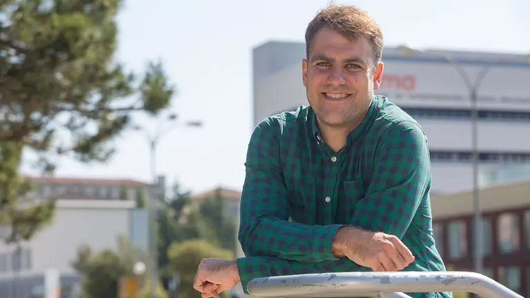 El investigador estellés, Íñigo Pérez. UNIVERSIDAD DE NAVARRA